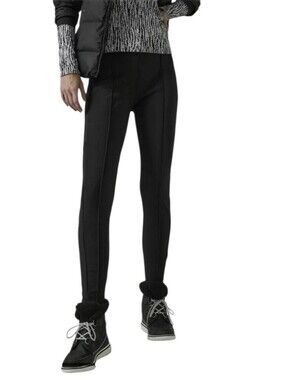 Athleta Glacier Snow Skinny Pant II Black Tall 10 High Rise Stretch Zip Pocket 3